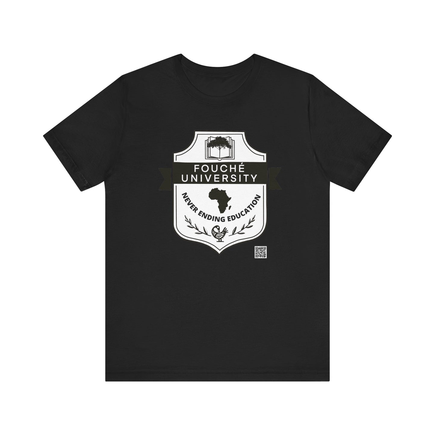 "Fouché University Crest" Unisex Jersey Short Sleeve Tee
