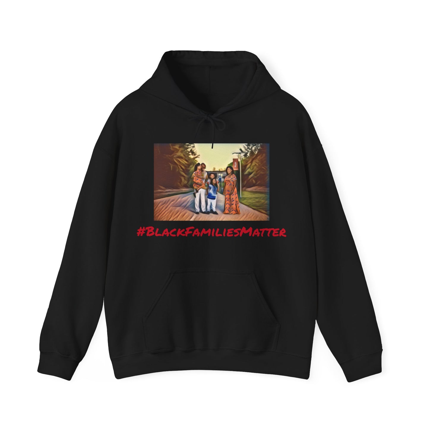 "#BlackFamilesMatter" Unisex Heavy Blend™ Hooded Sweatshirt