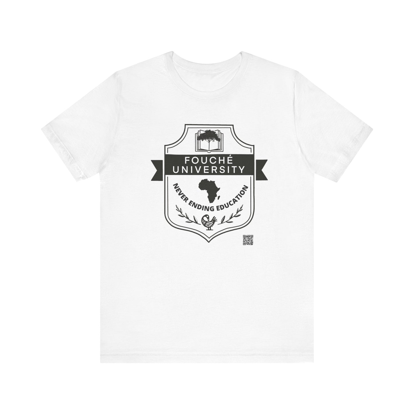 "Fouché University Crest" Unisex Jersey Short Sleeve Tee