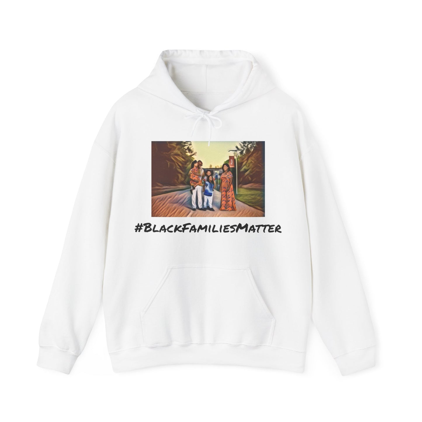 "#BlackFamilesMatter" Unisex Heavy Blend™ Hooded Sweatshirt