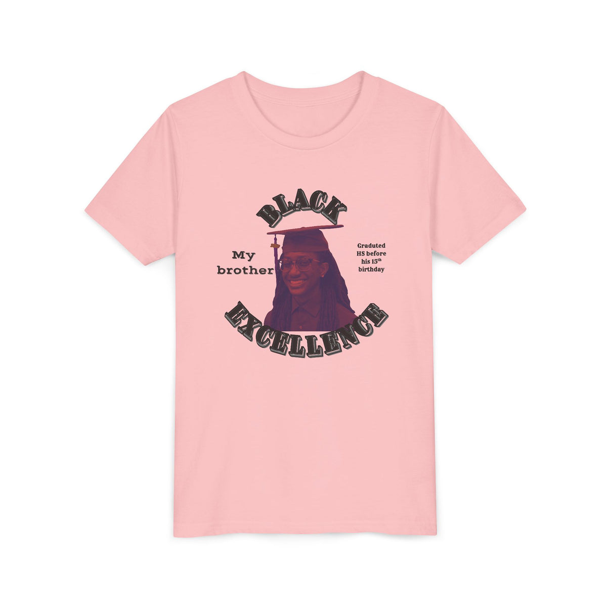 (My brother) Black Excellence Youth Tee — Inspirational Kids T-Shirt