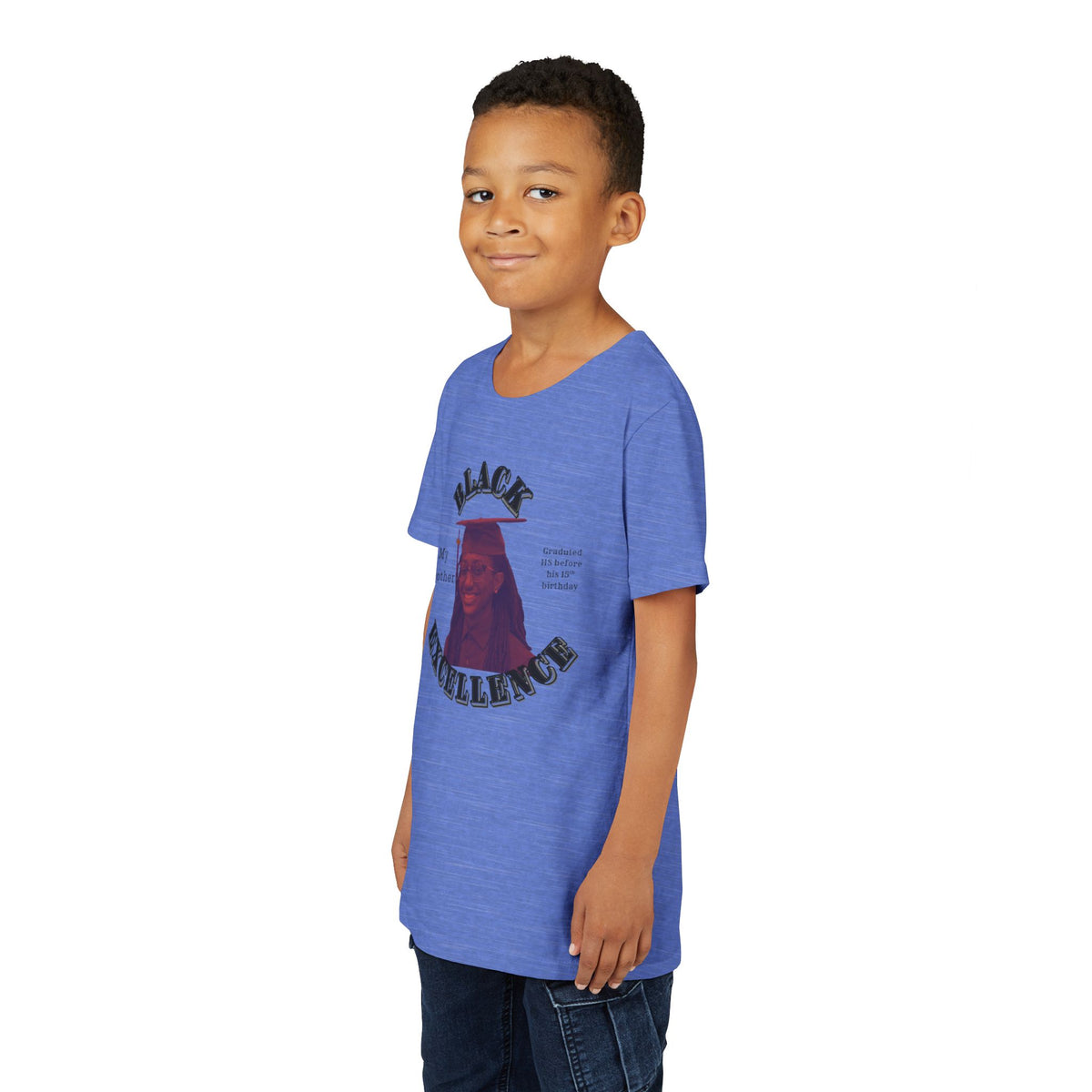 (My brother) Black Excellence Youth Tee — Inspirational Kids T-Shirt