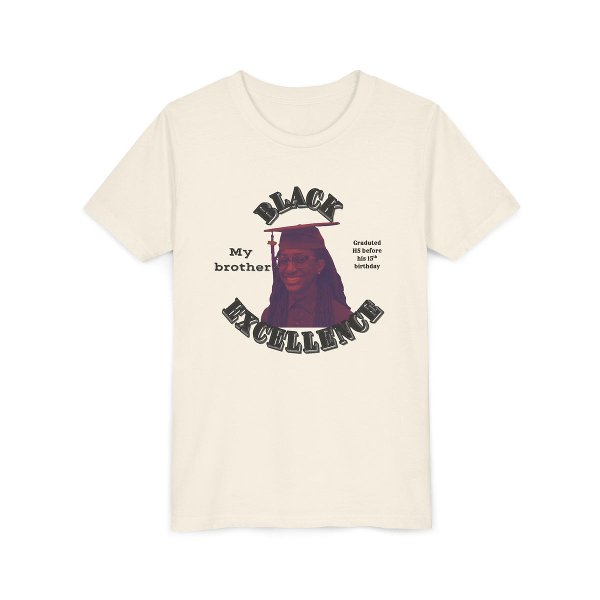 (My brother) Black Excellence Youth Tee — Inspirational Kids T-Shirt
