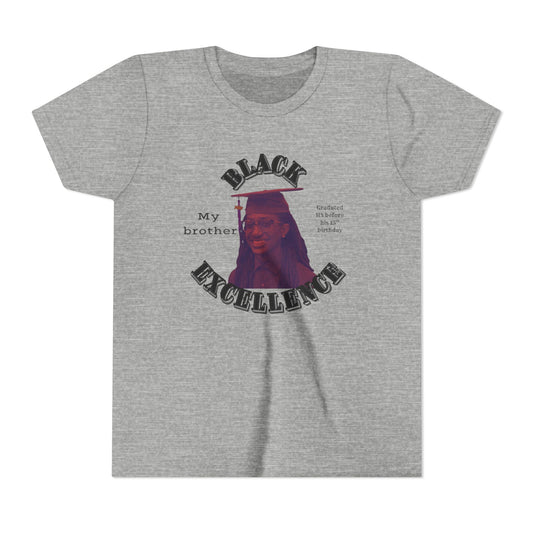 (My brother) Black Excellence Youth Tee — Inspirational Kids T-Shirt