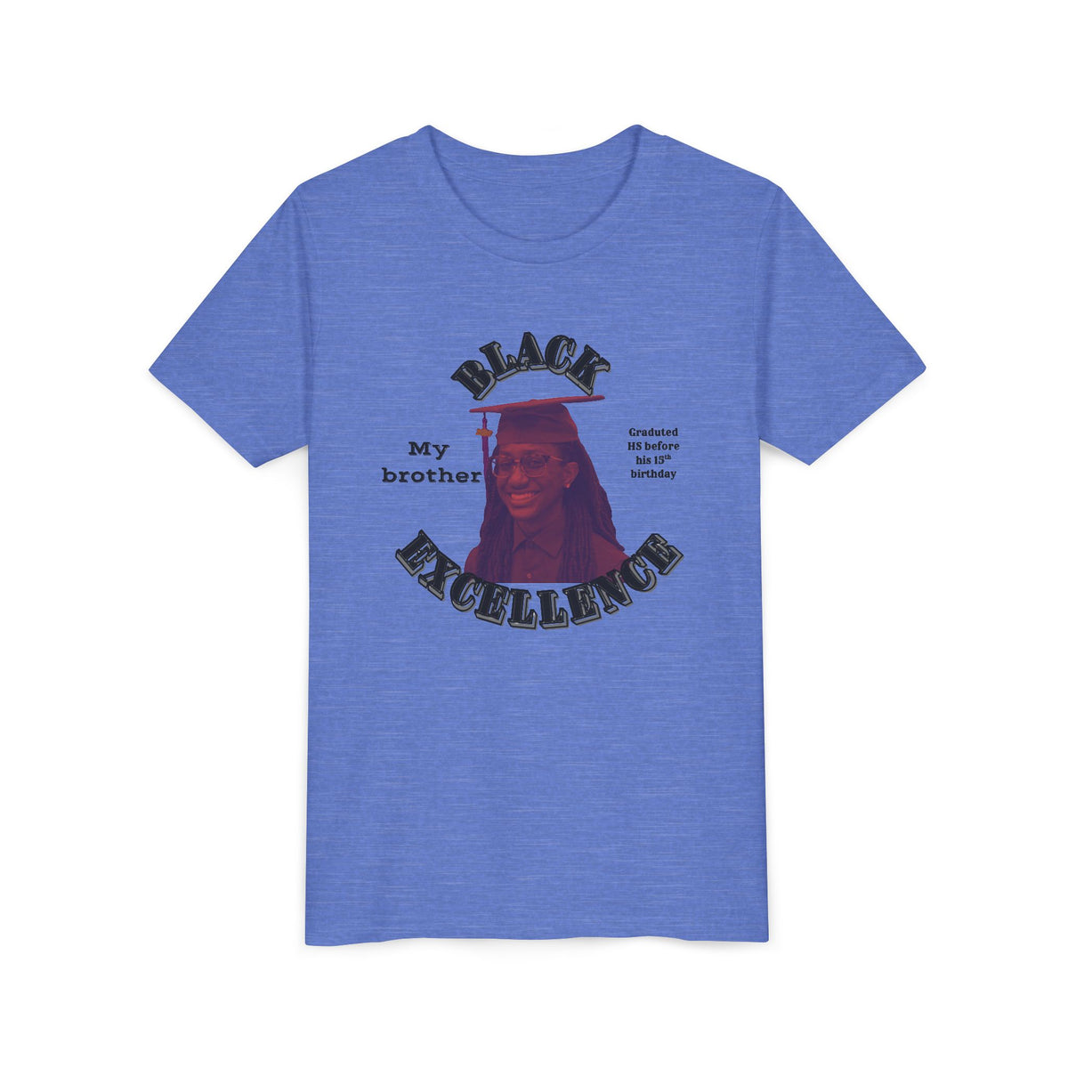 (My brother) Black Excellence Youth Tee — Inspirational Kids T-Shirt