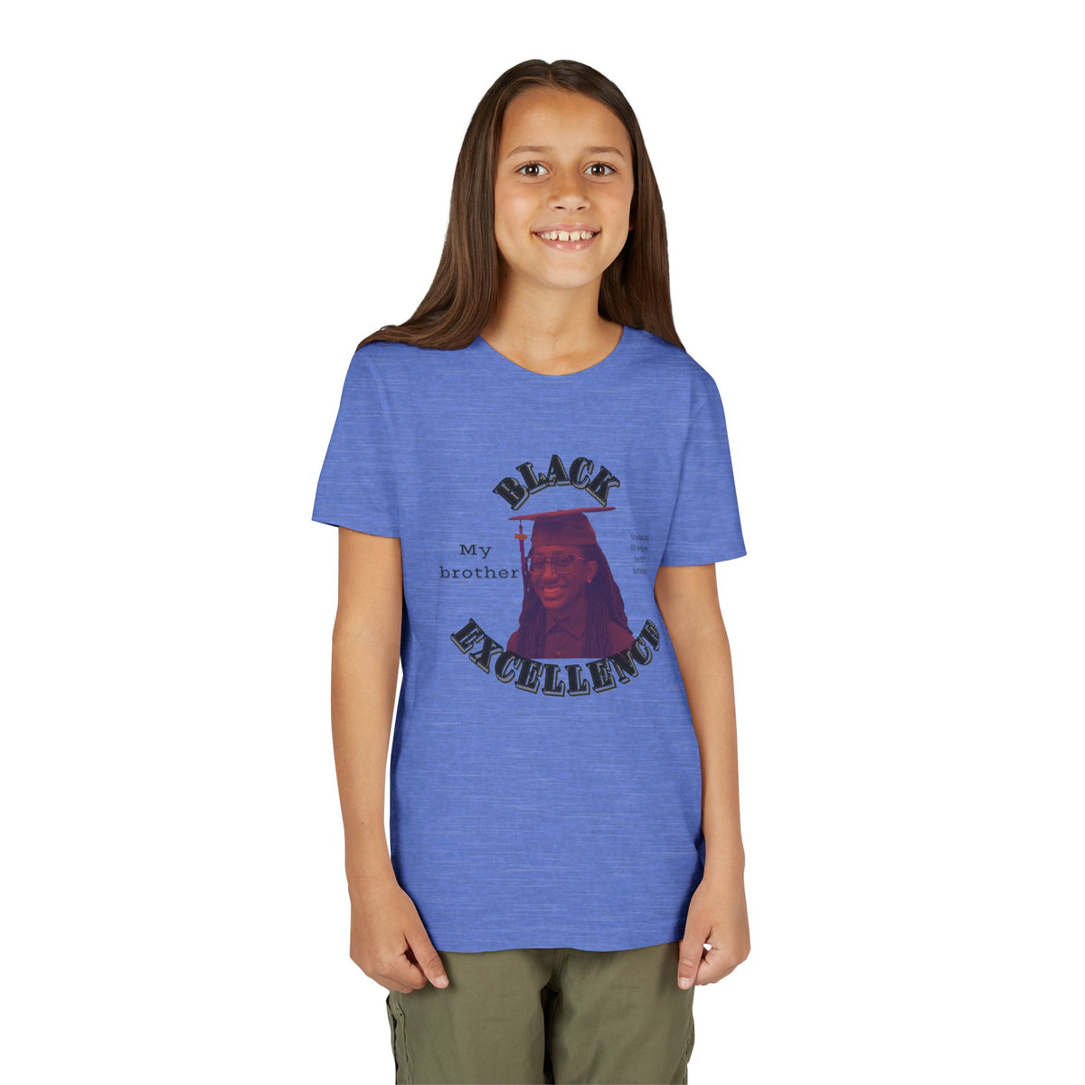 (My brother) Black Excellence Youth Tee — Inspirational Kids T-Shirt