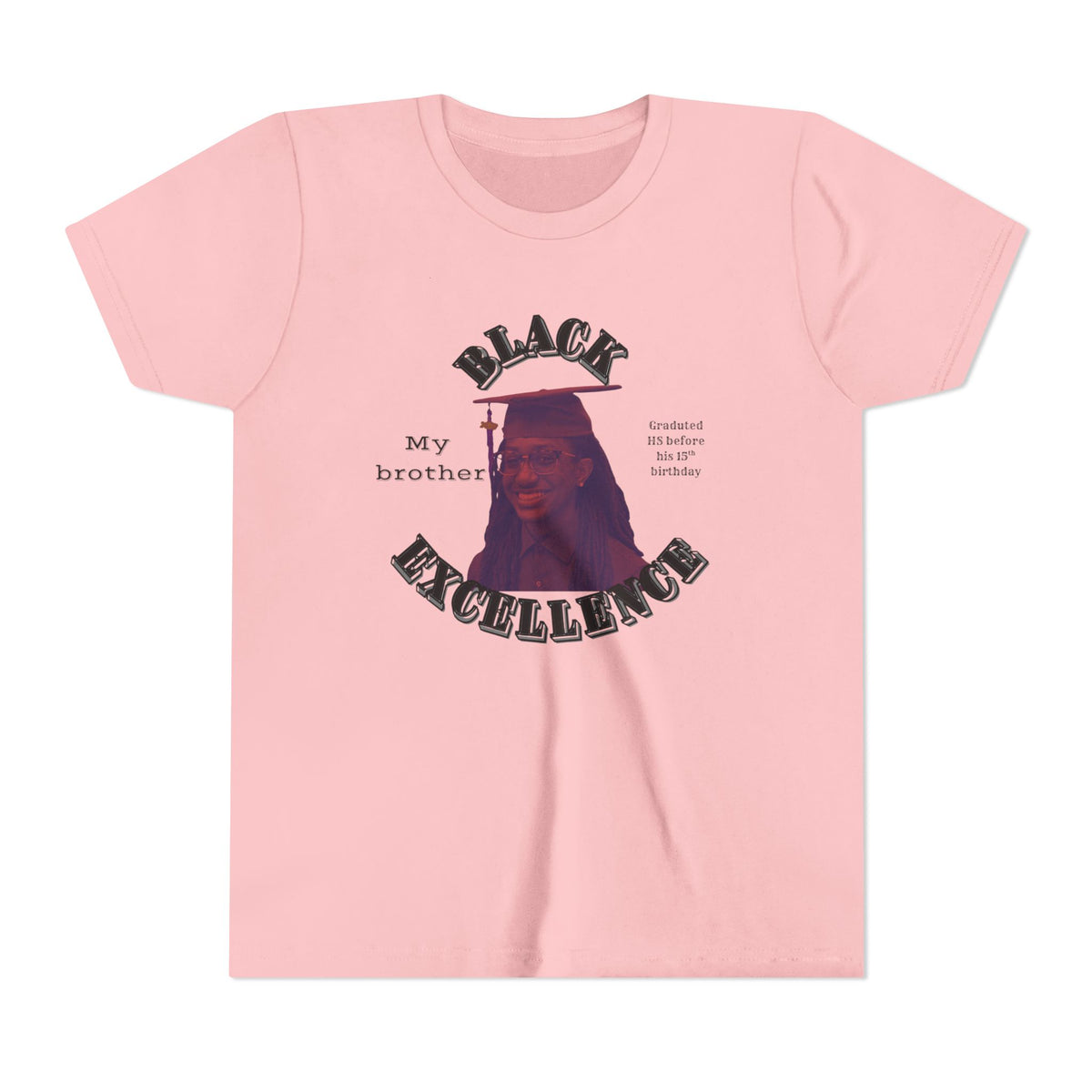 (My brother) Black Excellence Youth Tee — Inspirational Kids T-Shirt