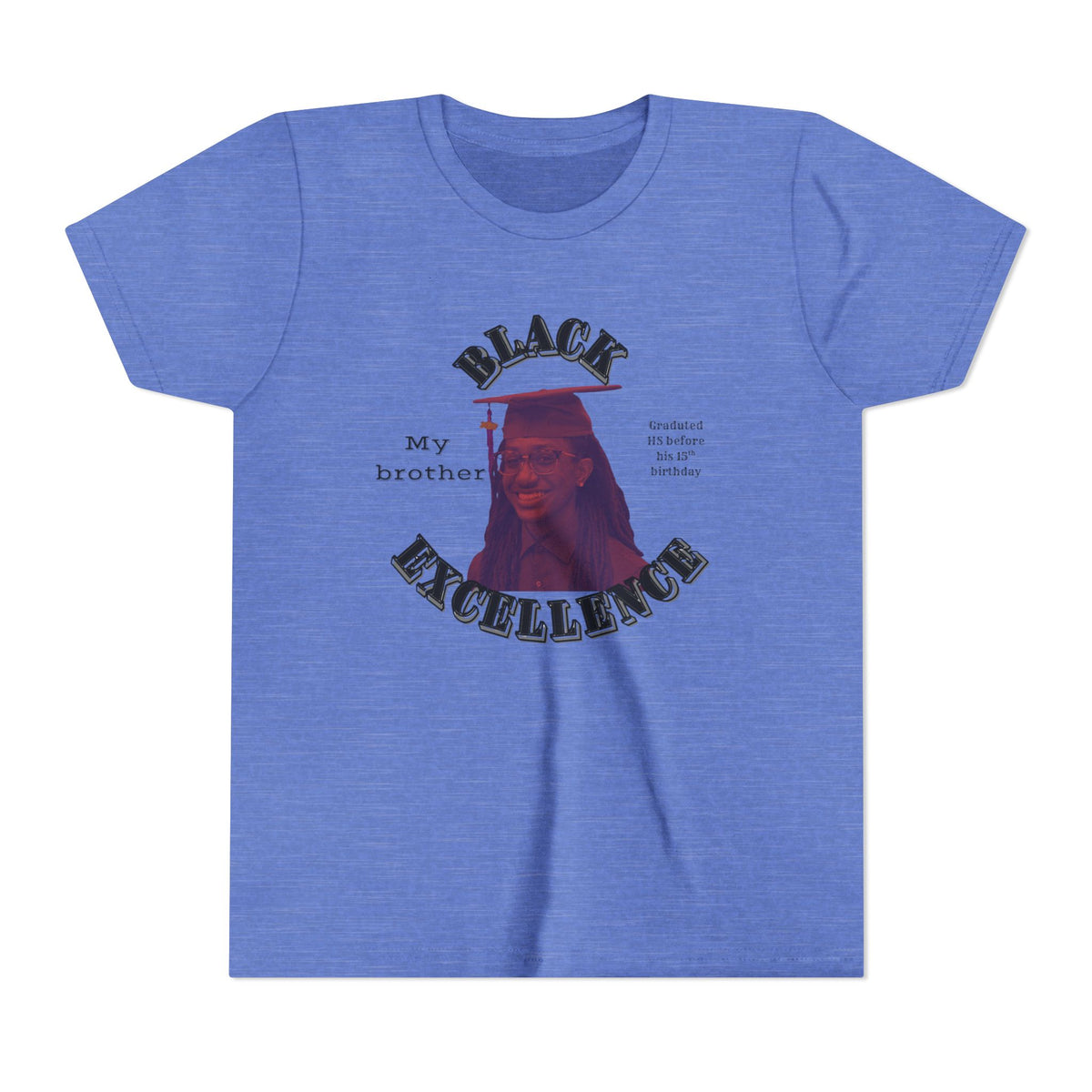 (My brother) Black Excellence Youth Tee — Inspirational Kids T-Shirt