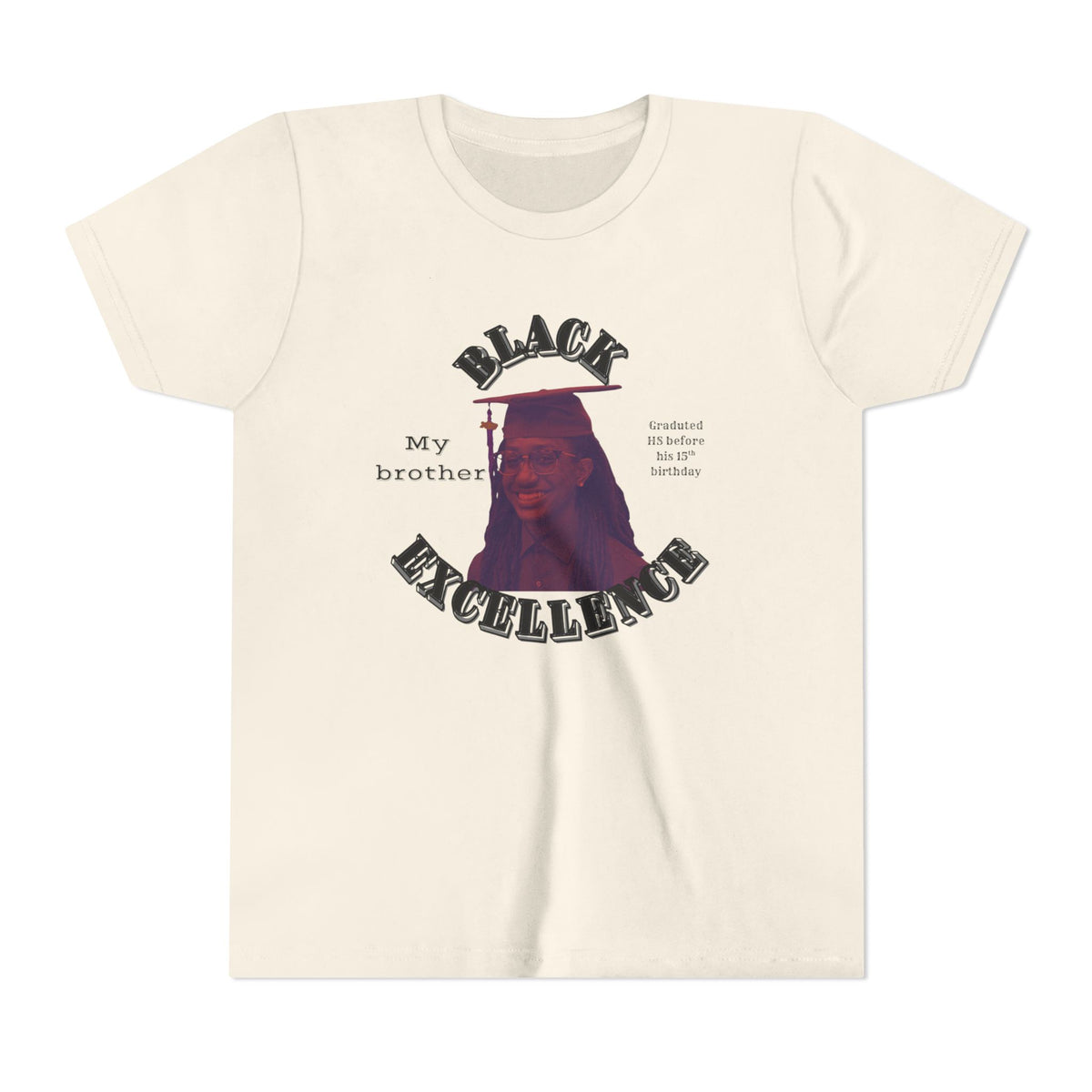 (My brother) Black Excellence Youth Tee — Inspirational Kids T-Shirt